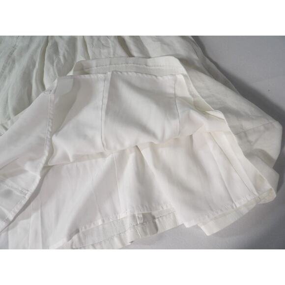 INC International Concepts 14 Dress White A Line Cottage Core Lace Up NWT - Picture 14 of 15